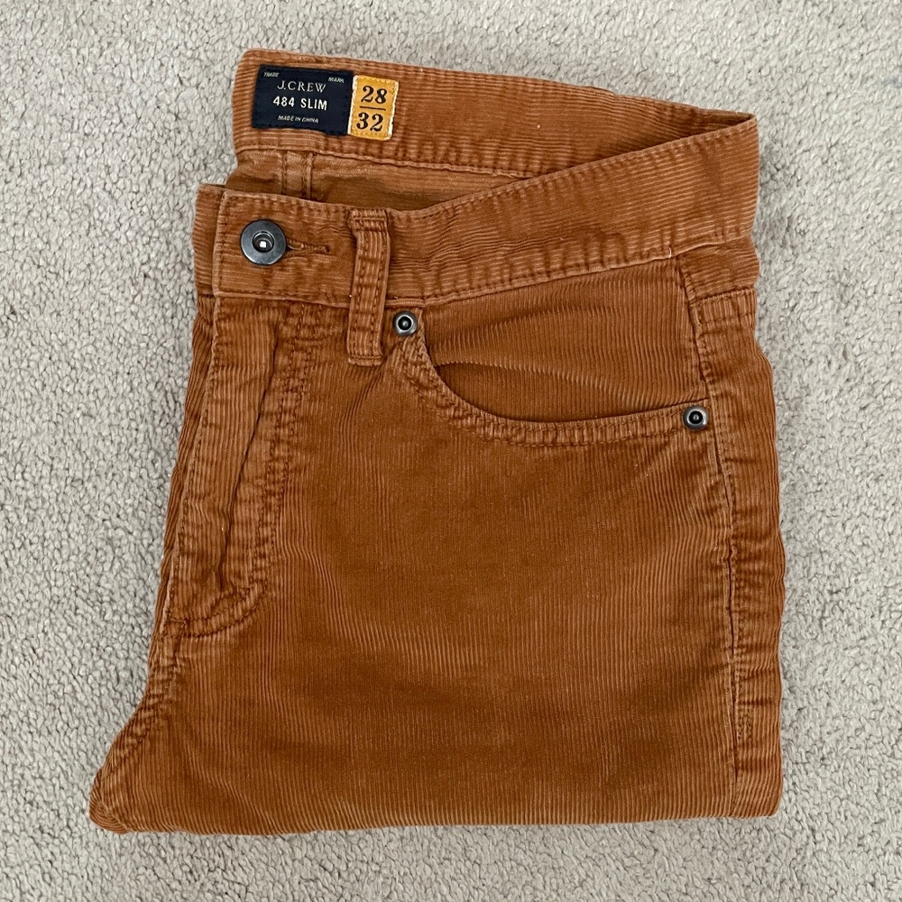 J.Crew Corduroy (484 Fit) - Size 28W x 32L